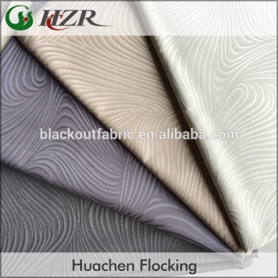 280cm Width 3 Pass Pa Coated Jacquard Style Blackout Fabric